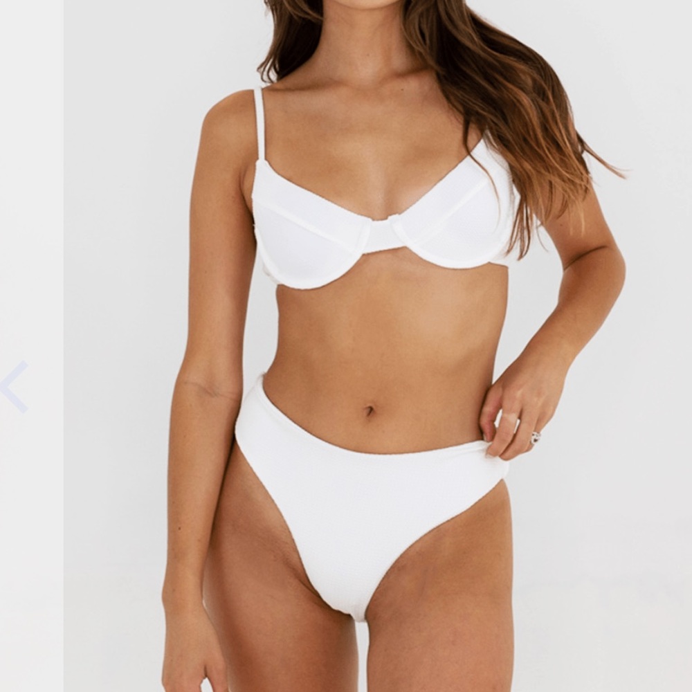 White bikini
